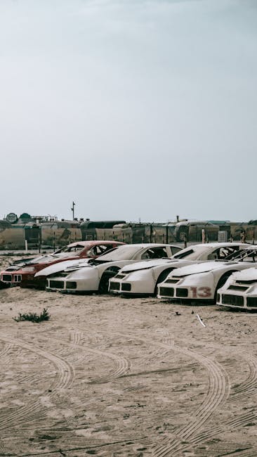Race cars labeled with number 13